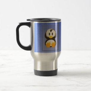 Blue Pinguin Travel Mug Reisebecher
