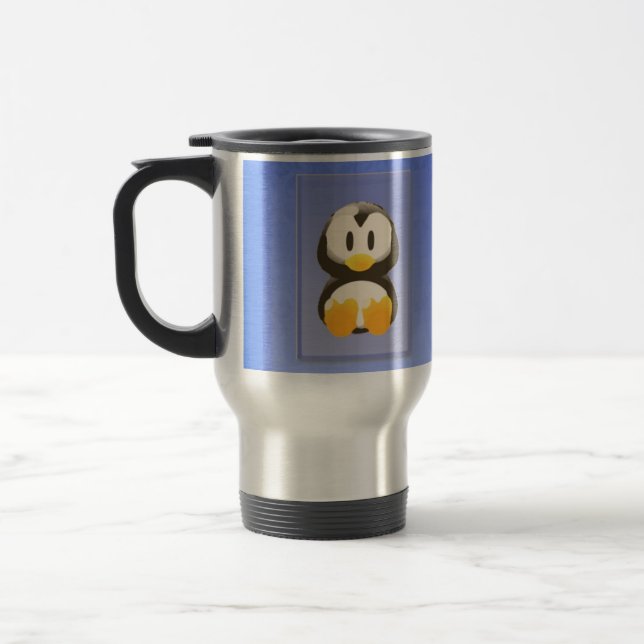 Blue Pinguin Travel Mug Reisebecher (Links)
