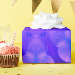 Blue & Pink Gradient Pastell Bubble Art Geschenkpapier