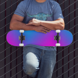 Blue pink Lila Colorful 4Joey Skateboard