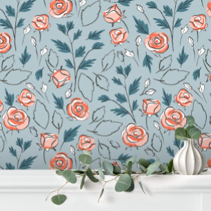 Blue Pink Niedlich Baby Girl Tapete