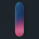 Blue Pink Ombre Skateboard<br><div class="desc">ombre blau bis rosa</div>