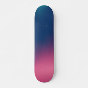 Blue Pink Ombre Skateboard