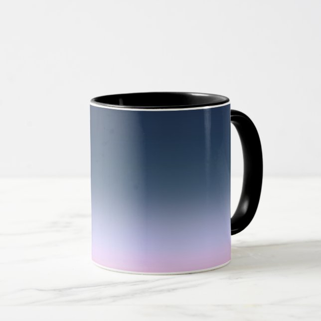 Blue-pink Ombre . Tasse (VorderseiteRechts)