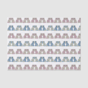 Blue Pink Staffordshire Dogs Ginger Jars Jar Seidenpapier