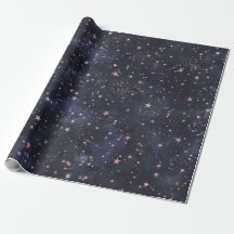 Blue & Pink Starry Night Sky Celestial Baby Dusche