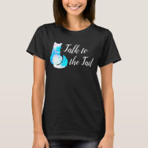 Blue Pink White Cat Abstrakt Gespräch mit dem Schw