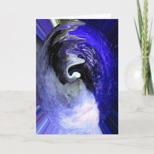 Blue Planet Art Feiertagskarte