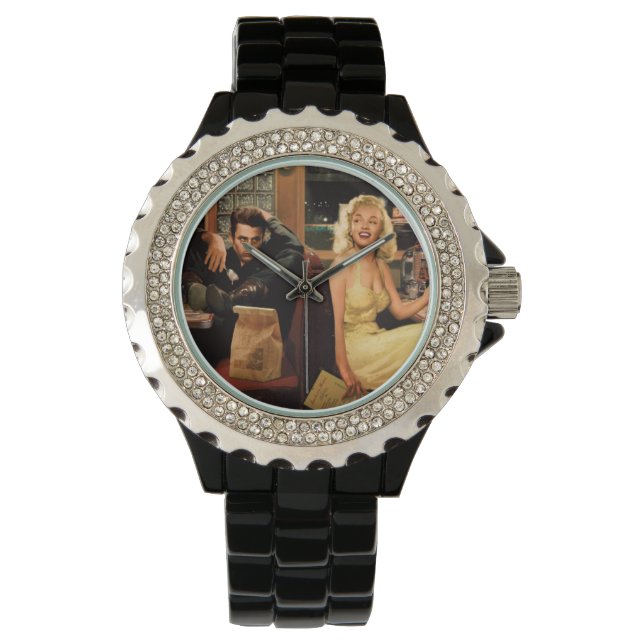 Blue Plate Armbanduhr (Vorderseite)