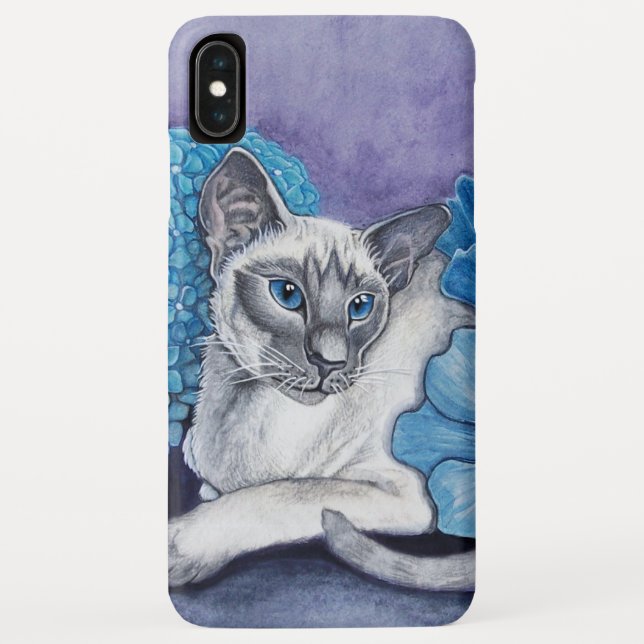 Blue Point Siamese Cat Case-Mate iPhone Case (Rückseite)