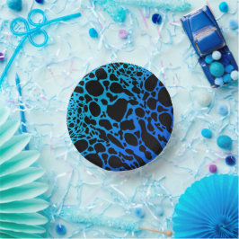 Blue Poison Dart Frog Pappteller