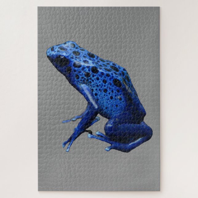 Blue Poison Dart Frog Puzzle (Vertikal)
