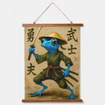 Blue Poison Dart Frog Samurai - Japanischer Tinte