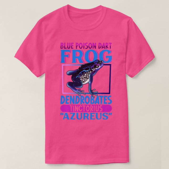 Blue Poison Dart Frog T-Shirt (Design vorne)