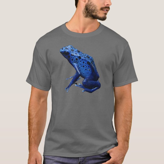 Blue Poison Dart Frog T-Shirt (Vorderseite)