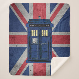 Blue Police Public Call Box - UK Time Travel 1 Sherpadecke