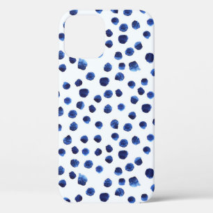 Blue Polka: Aquarelltuch Nahtlos. Case-Mate iPhone Hülle