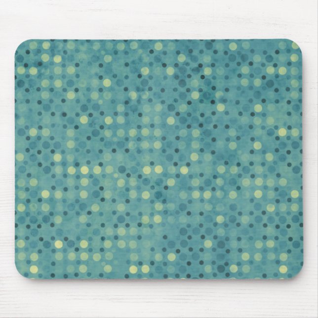 Blue Polka Dot Mousepad (Vorne)