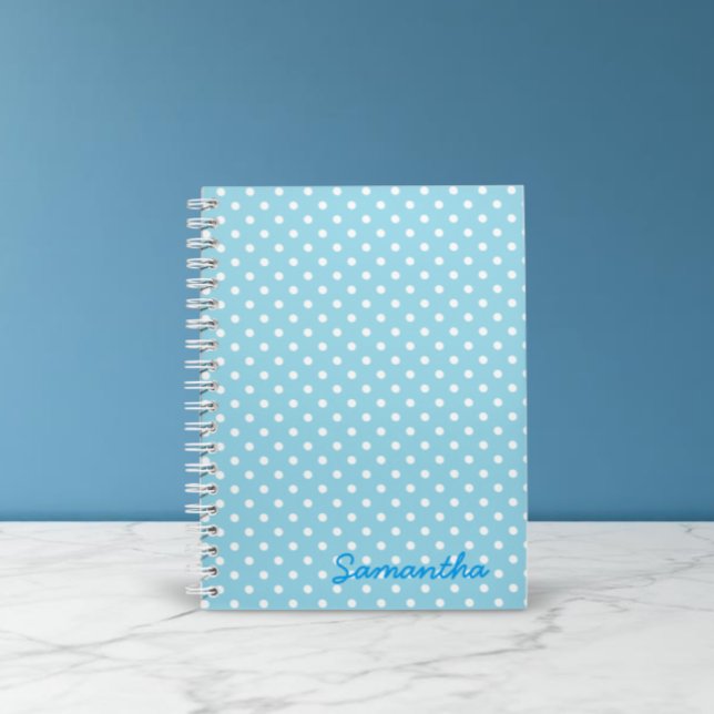 Blue Polka Dot Planer (Von Creator hochgeladen)