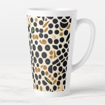 Blue Polka Dots: Gold und Smaragde Akzente