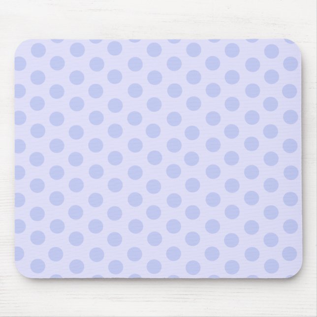 Blue Polka Dots Mouse Pad Mousepad (Vorne)