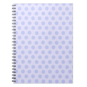 Blue Polka Dots Notebook Notizblock