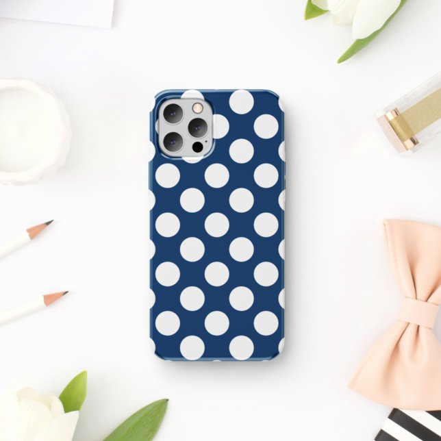 Blue Polka Dots, Polka Dot Pattern, Dots Case-Mate iPhone Hülle (Von Creator hochgeladen)