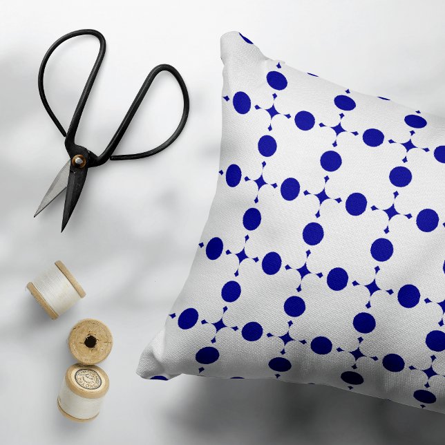 Blue Polka Dots, Polka Dot Pattern, Dots Dekokissen (Von Creator hochgeladen)