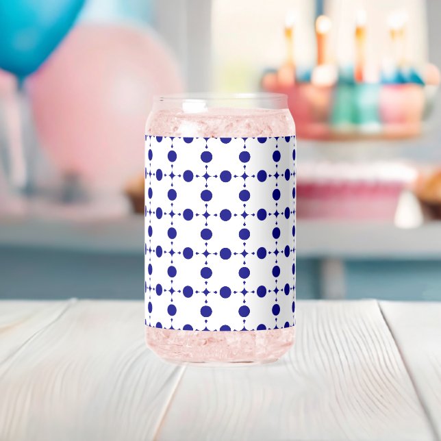 Blue Polka Dots, Polka Dot Pattern, Dots Dosenglas (Insitu (Baby Party))
