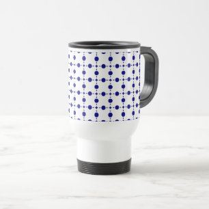 Blue Polka Dots, Polka Dot Pattern, Dots Reisebecher