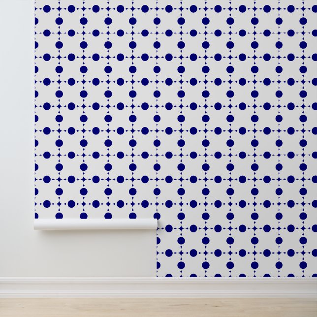 Blue Polka Dots, Polka Dot Pattern, Dots Tapete (Anwendung)