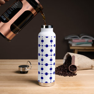Blue Polka Dots, Polka Dot Pattern, Dots Trinkflasche