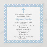 Blue Polka Dots Taufe