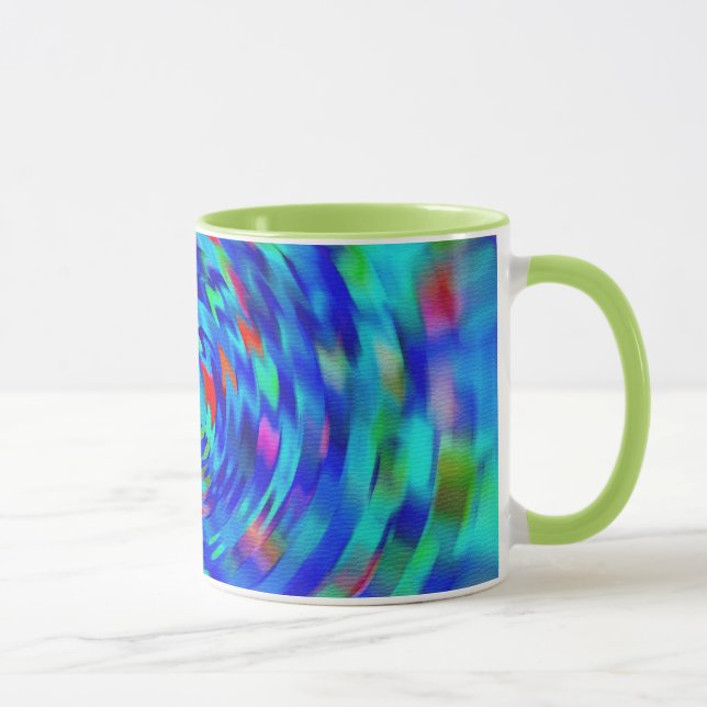 Blue Pond Ripple Tasse (Rechts)