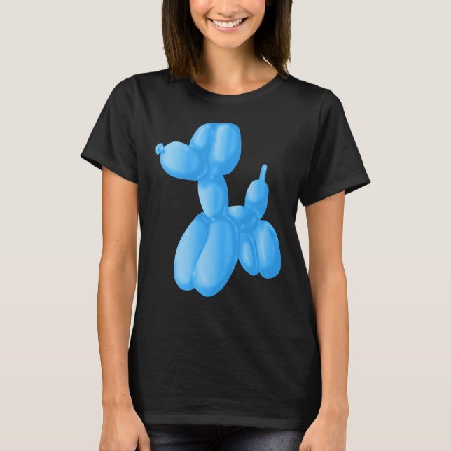 Blue Poodle T-Shirt (Vorderseite)