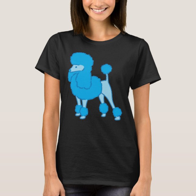Blue Poodle       T-Shirt (Vorderseite)