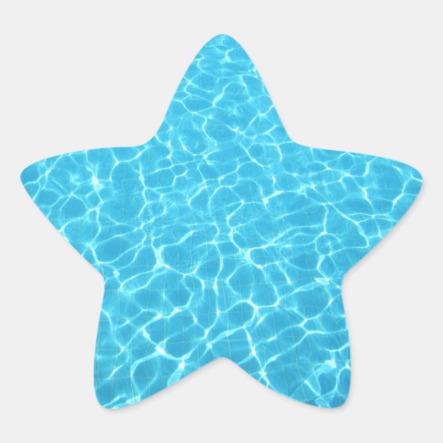 Blue Pool Water Stickers (Vorderseite)