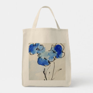 Blue Poppies Bags Tragetasche