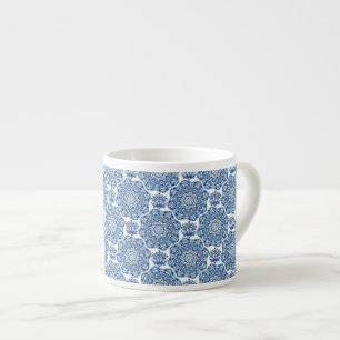 Blue Print Tile Espressotasse