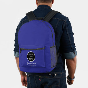 Blue-Promotion-Branding für Unternehmen Bedruckter Rucksack