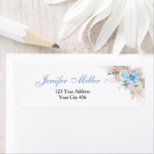 Blue Pumpkin Address Labels