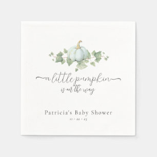 Blue Pumpkin Baby Dusche Napkins Serviette
