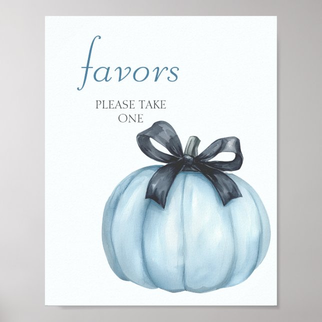 Blue Pumpkin Baby Duwer Favorits Poster (Vorne)