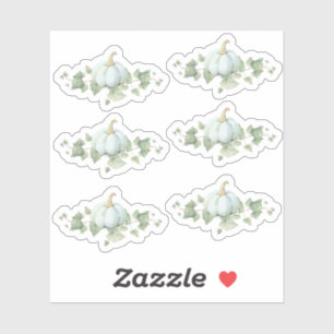 Blue Pumpkin Baby Duwer Party Decke Sticker Sheet
