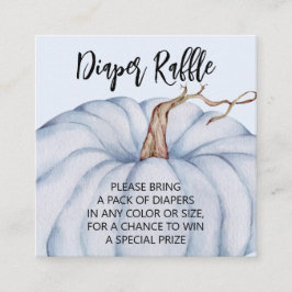 Blue Pumpkin Boy Babydusche Windelwanne Begleitkarte