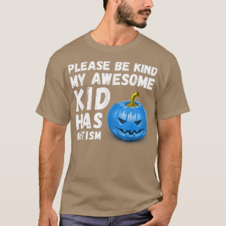 Blue Pumpkin Ecket Halloween sei nett mein Sohn ha T-Shirt