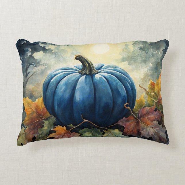 Blue Pumpkin - Pillow Dekokissen (Vorderseite)