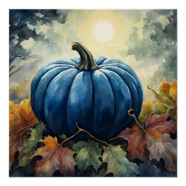 Blue Pumpkin - Poster (Vorderseite)