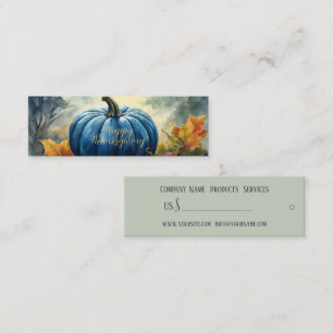 Blue Pumpkin - Preis-Tag, Visitenkarte