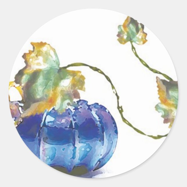 Blue Pumpkin Stickers (Vorderseite)